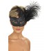 Ornate Colombina Feather Mask