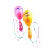 Transparent Maracas, Pink And Orange Assorted