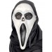 Glow In The Dark Screamer Mask, Black And White