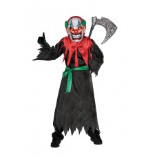 Crazy Clown - Lite Up Mask W/robe                              
