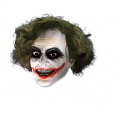 The Joker™ Adult 3/4 Mask W/hair                             