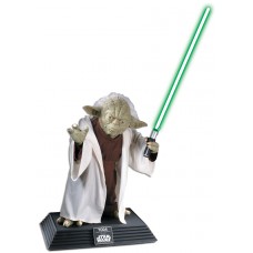 Lifesize Yoda™ Statue W/ Lightsaber                          
