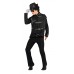 Mj Deluxe Bad Blk Buckle Jacket                                