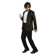 Mj Deluxe Blk Sequin Billy Jean Jacket                         