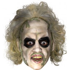 Beetlejuice™ 3/4 Vinyl Mask W/hair                           