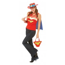 Wonderwoman Top With Cape                                      