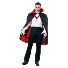 45  Deluxe Reversible Satin Cape                               