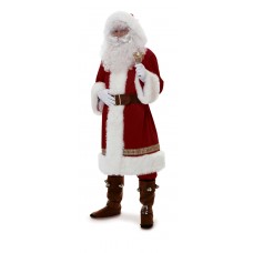 Super Deluxe Old Time Santa Suit W/hood            Std         