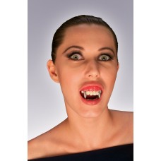 Vampire Teeth With Silver Fangs                                