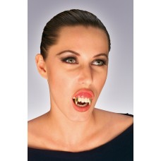 Vampire Teeth With Gold Fangs                                  