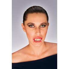 Vampire Teeth With Bloody Fangs                                