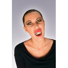 Vampire Teeth With Double Silver Fangs                         