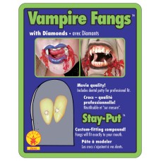 Vampire Fangs With Diamond                                     
