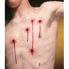 Makeup Prosthetics Bullet Wounds                               