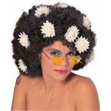 Curly Wig W/ Daisies                                           