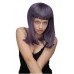 Shoulder Length Wig  Purple/black