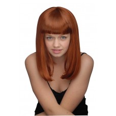 Shoulder Length Wig Auburn 