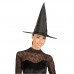 Adult Black Taffetta Witch Hat Adult Black Taffetta Witch Hat
