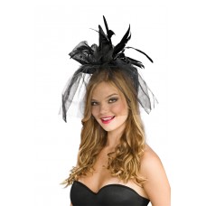 Blk Mini Witch Hat   