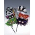 Feathered Eyemask On A Stick Assortment                        