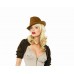Faux Suede Fedora