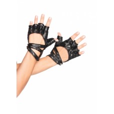 Studded Fingerless Gloves Studded Fingerless Gloves