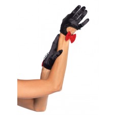 Satin Cut Out Glove