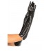 Faux Leather Zipper Gloves