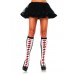 Card Print Knee Highs