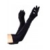 Velvet Ruched Opera Length Gloves