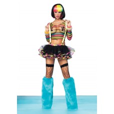 Rainbow Fishnet Top