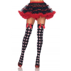 Heart Print Thigh Highs