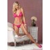 Sequin Rosette Bra Set