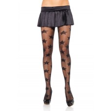 Star Print Tights