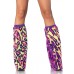 Neon Leopard Leg Warmers