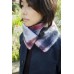 Hand Made Neck Piece 1, Raw Silk And Mohair
