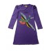 Swallow Jersey Dress In Purple