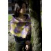 Handmade Mohair Shawl In Purple And Pink