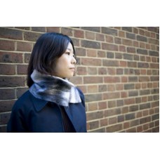 Handmade Neck Piece 3 Raw Silk And Mohair
