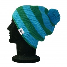 Light Blue And Green Orkney Beanie