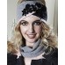 Colour Block Stripe With Lace Headband
