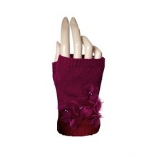 3d Chiffon Flower Gloves