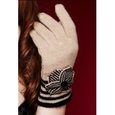 Stripe Corsage Flower Glove