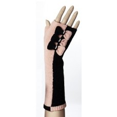 Classic Vintage Bow With Pearl Arm Warmer