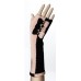 Classic Vintage Bow With Pearl Arm Warmer