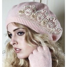 Space Dye Lace Beret