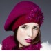 3d Chiffon Flower Beret
