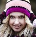 Multi Stripe With Diamante Beanie