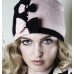 Classic Vintage Bow With Pearl Beanie