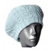 Classic Cable Beret In Duck Egg Blue